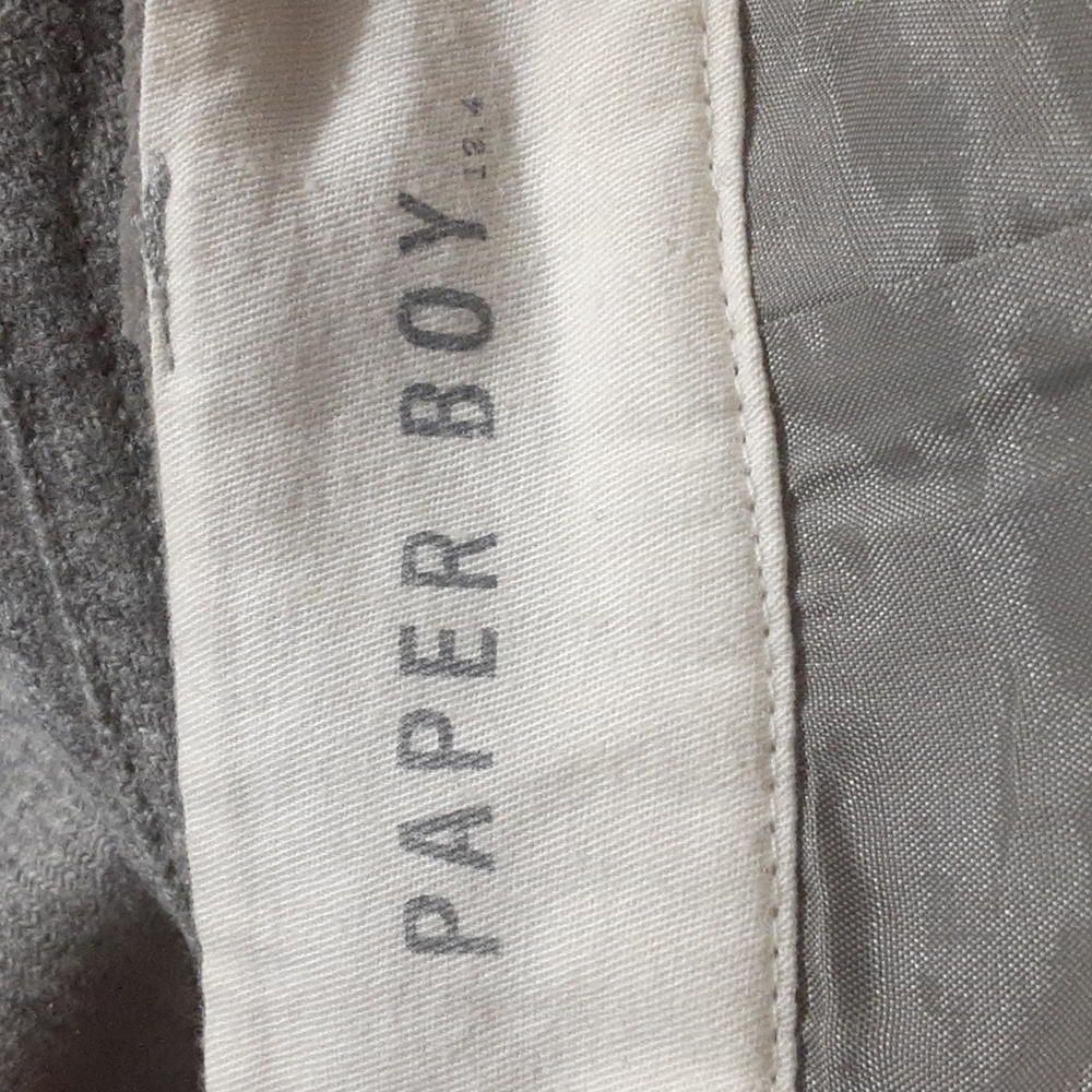 Anthropologie Paper Boy Wool Blend Women's Gray Shorts Size 4 Bike Riding Active - Picture 5 of 8